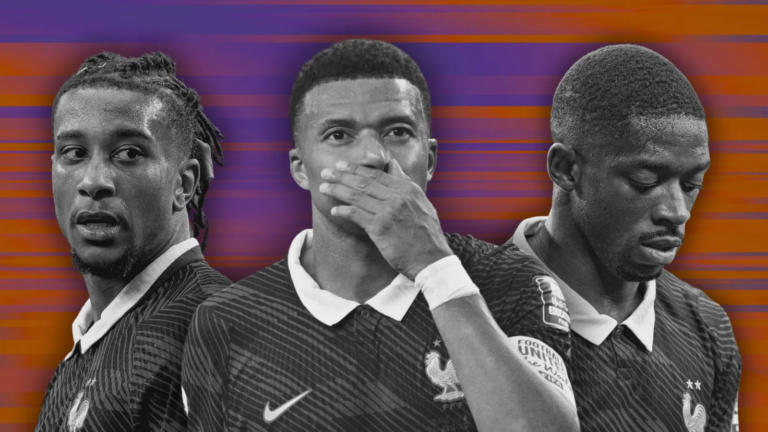 Nem Mbapp&eacute;, nem Demb&eacute;l&eacute; e nem Olise: Estrelas da Fran&ccedil;a apagam e esbarram em velha kriptonita